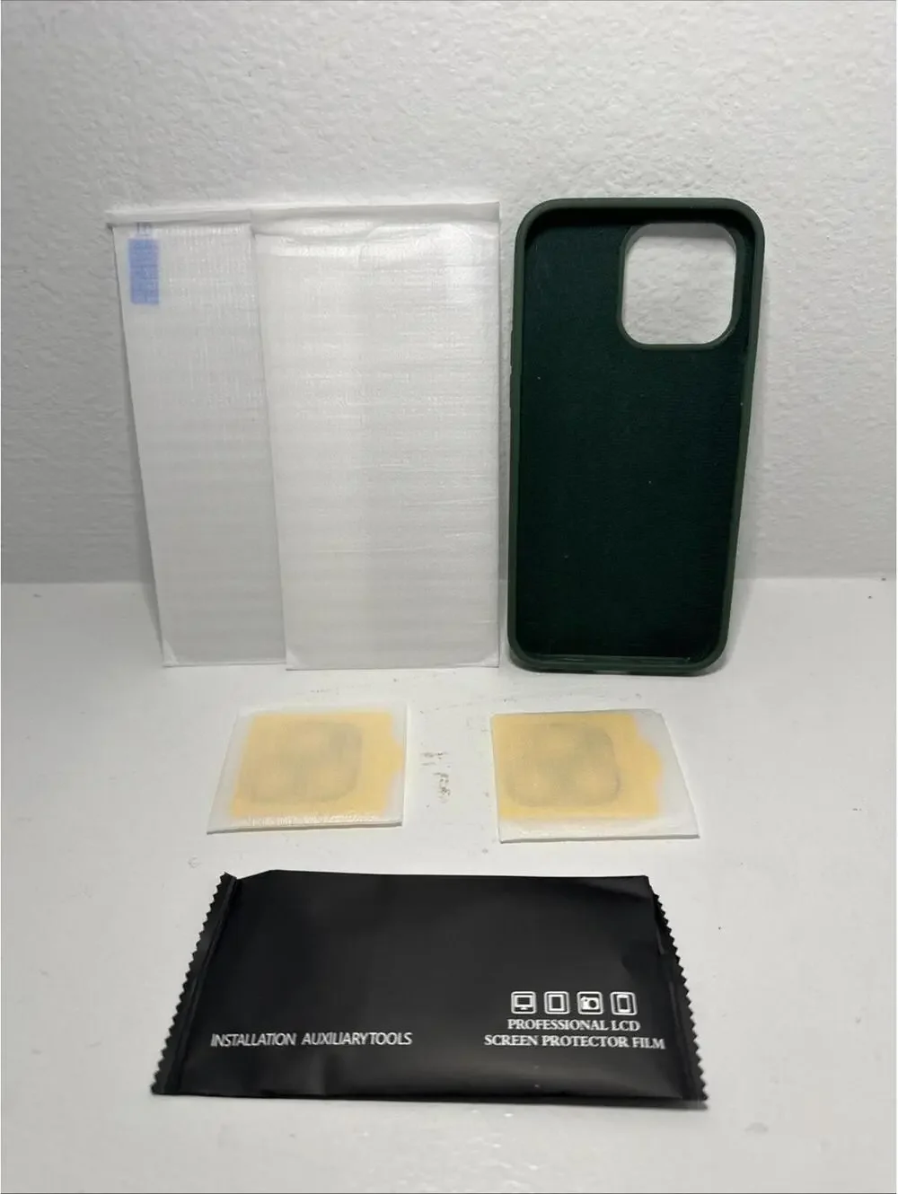 iPhone 14 Pro Max with lens and screen protectors